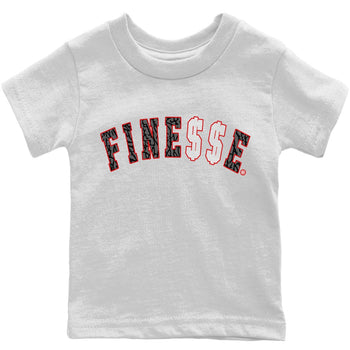 Jordan 3 Fire Red Sneaker Match Tees Finesse Sneaker Tees Jordan 3 Fire Red Sneaker Release Tees Kids Shirts