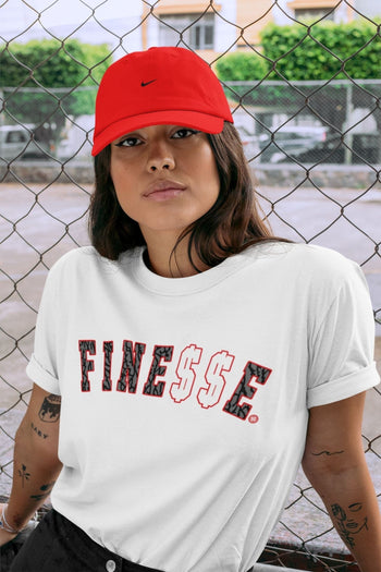 Jordan 3 Fire Red Sneaker Match Tees Finesse Sneaker Tees Jordan 3 Fire Red Sneaker Release Tees Unisex Shirts