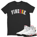 Jordan 7 Cardinal Sneaker Match Tees Finesse Sneaker Tees Jordan 7 Cardinal Sneaker Release Tees Unisex Shirts
