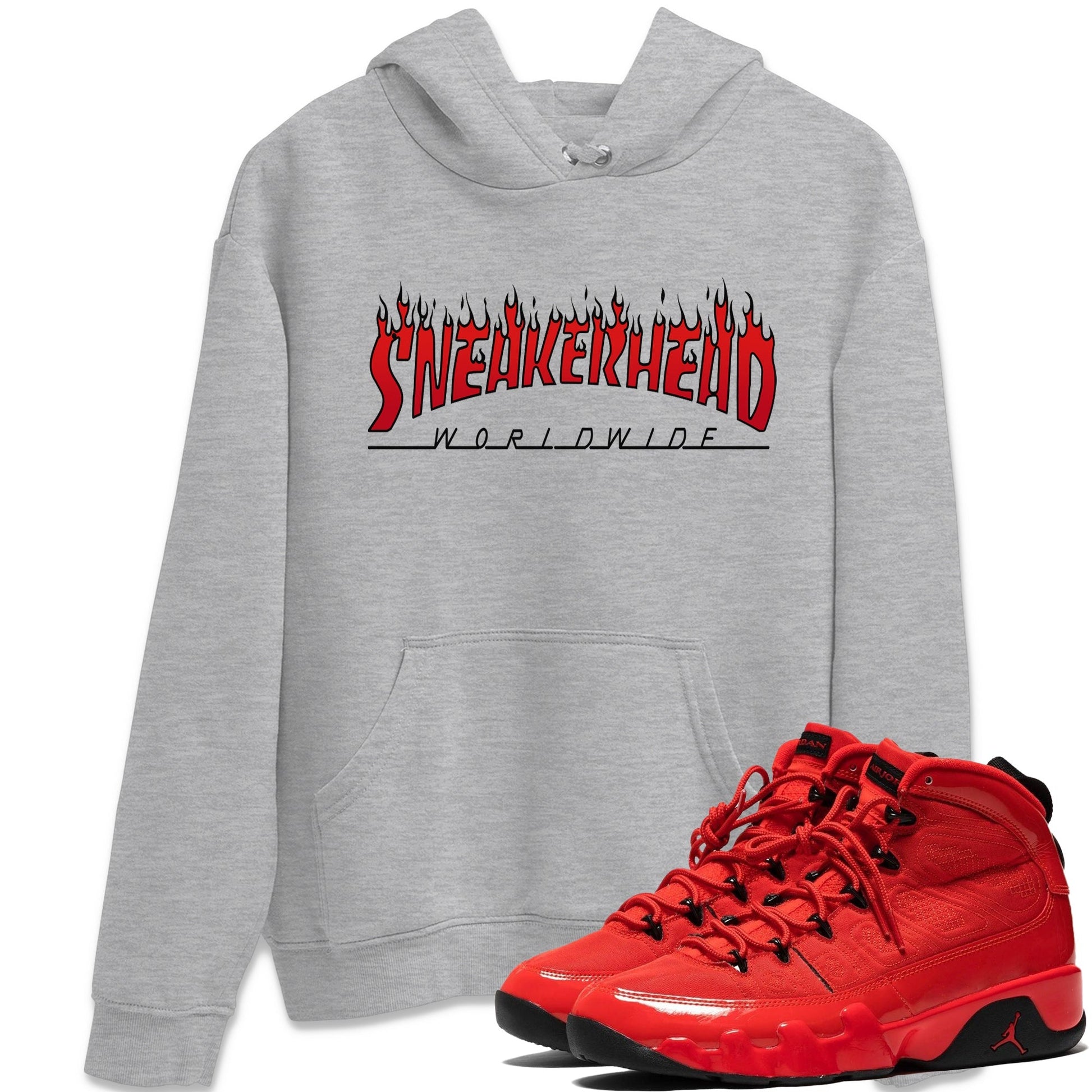 Jordan 9 Chile Red Sneaker Match Tees Fire Sneakerhead Sneaker Tees Jordan 9 Chile Red Sneaker Release Tees Unisex Shirts