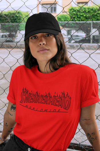 Jordan 9 Chile Red Sneaker Match Tees Fire Sneakerhead Sneaker Tees Jordan 9 Chile Red Sneaker Release Tees Unisex Shirts