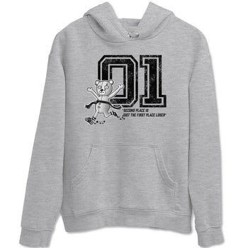 1s Black White shirt to match jordans First Place Winner sneaker tees Air Jordan 1 Black White SNRT Sneaker Release Tees unisex cotton Heather Grey 2 crew neck shirt
