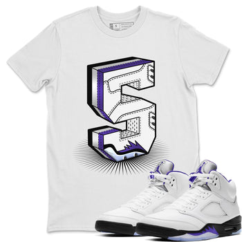 Jordan 5 Concord Sneaker Match Tees Five Statue Sneaker Tees Jordan 5 Concord Sneaker Release Tees Unisex Shirts