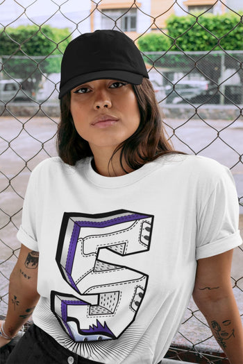Jordan 5 Concord Sneaker Match Tees Five Statue Sneaker Tees Jordan 5 Concord Sneaker Release Tees Unisex Shirts