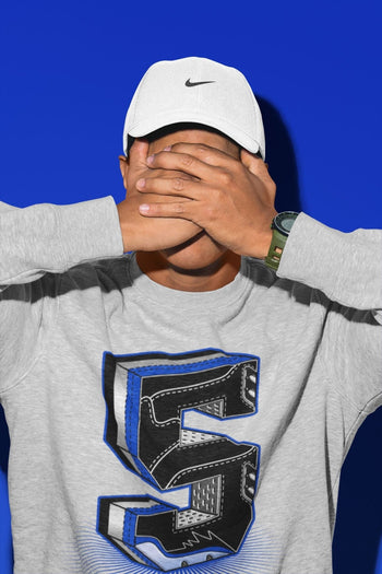 Jordan 5 Racer Blue Sneaker Match Tees Five Statue Sneaker Tees Jordan 5 Racer Blue Sneaker Release Tees Unisex Shirts