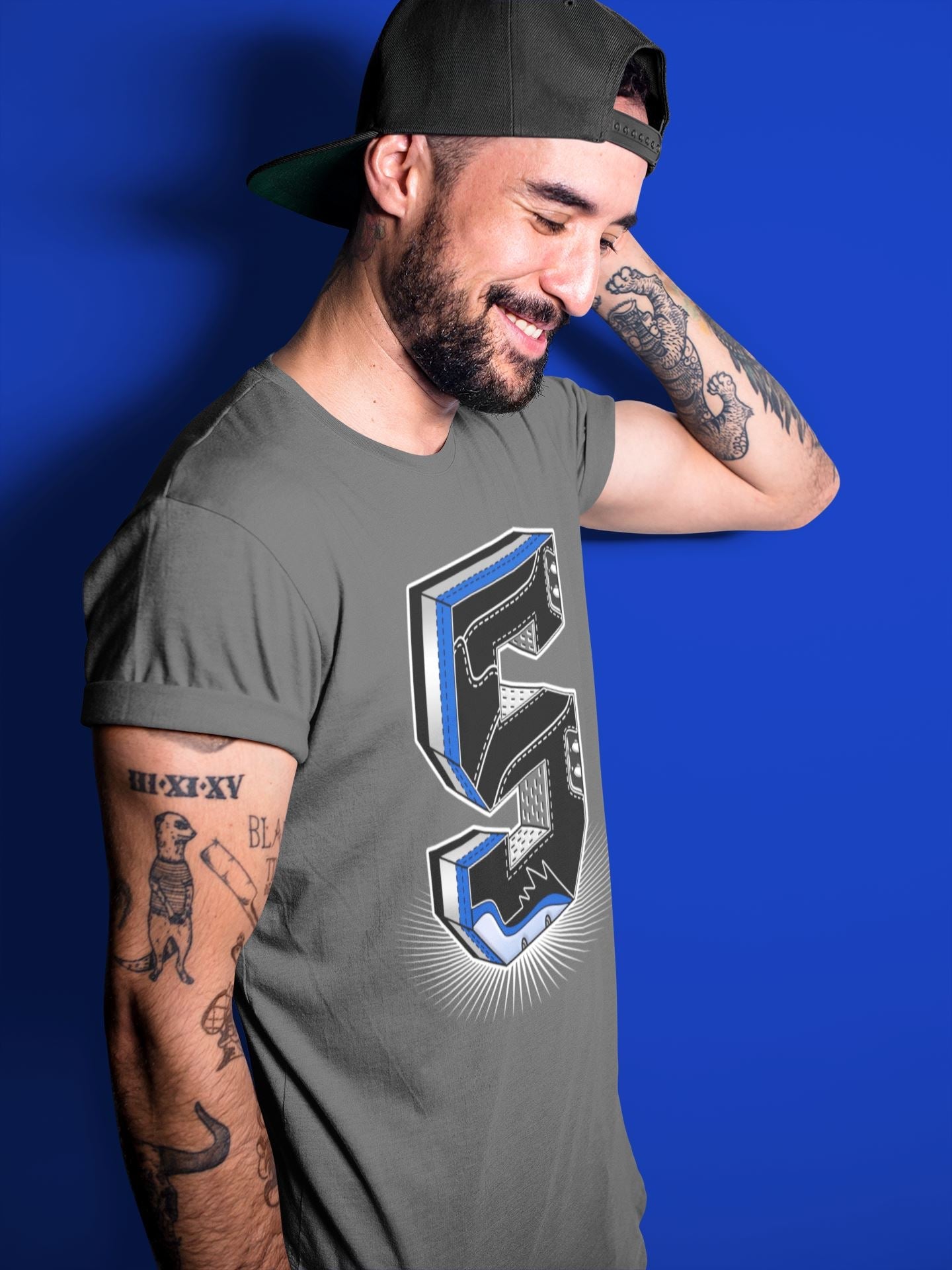 Jordan 5 Racer Blue Sneaker Match Tees Five Statue Sneaker Tees Jordan 5 Racer Blue Sneaker Release Tees Unisex Shirts