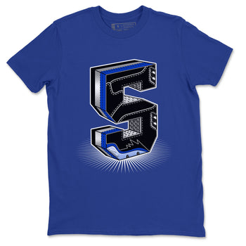 Jordan 5 Racer Blue Sneaker Match Tees Five Statue Sneaker Tees Jordan 5 Racer Blue Sneaker Release Tees Unisex Shirts