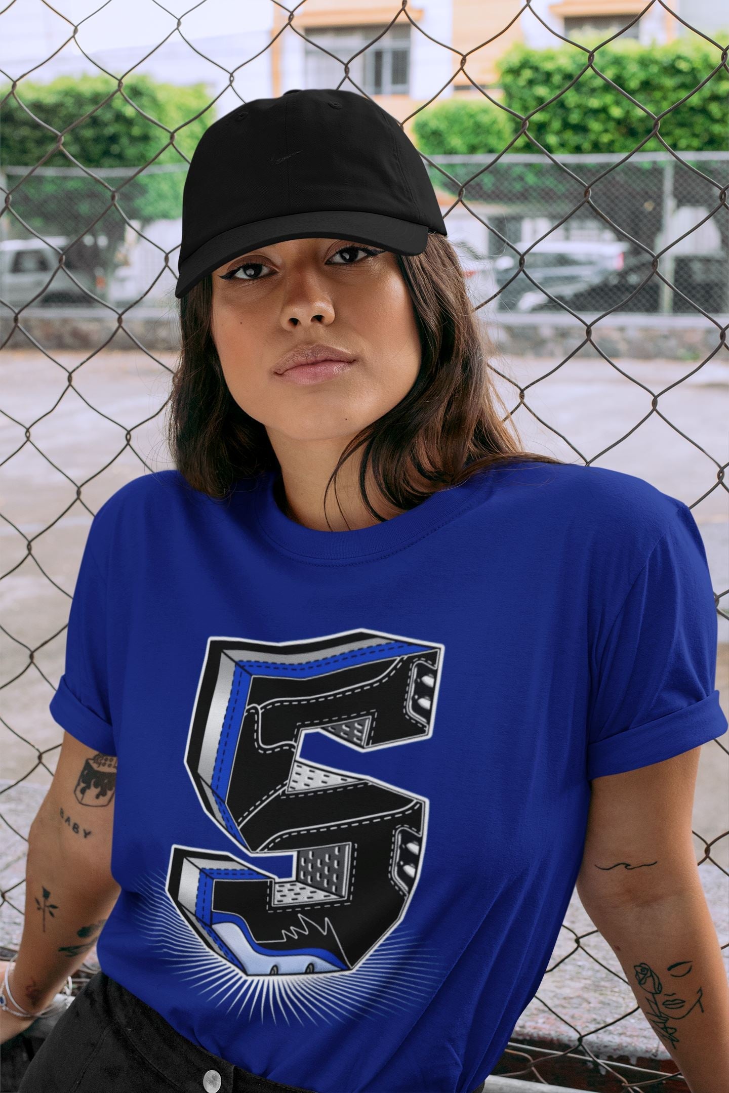 Jordan 5 Racer Blue Sneaker Match Tees Five Statue Sneaker Tees Jordan 5 Racer Blue Sneaker Release Tees Unisex Shirts