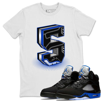 Jordan 5 Racer Blue Sneaker Match Tees Five Statue Sneaker Tees Jordan 5 Racer Blue Sneaker Release Tees Unisex Shirts