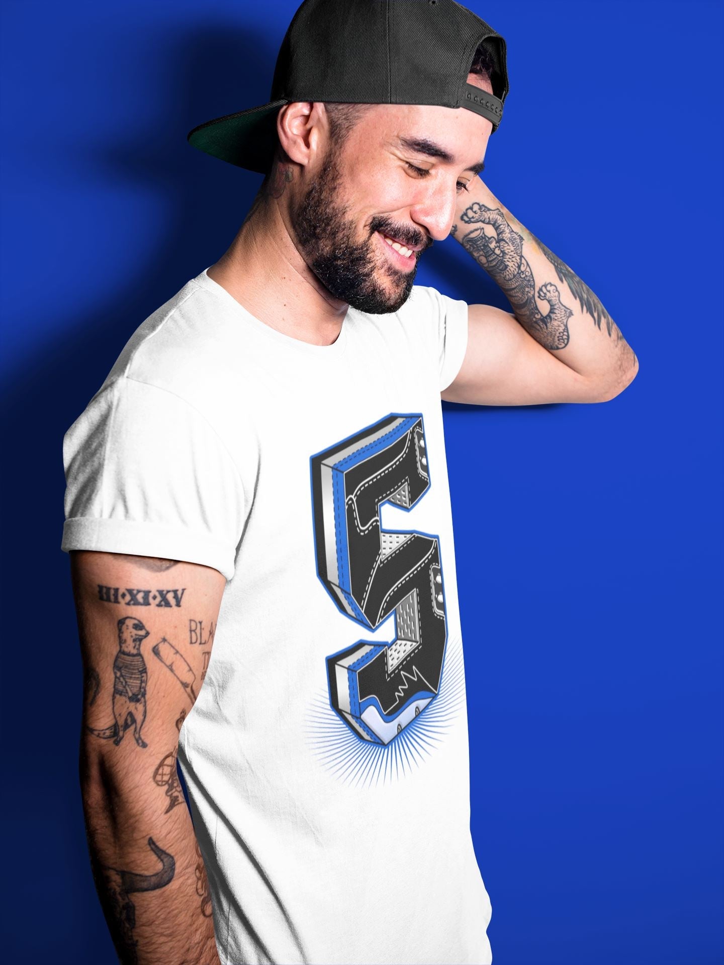 Jordan 5 Racer Blue Sneaker Match Tees Five Statue Sneaker Tees Jordan 5 Racer Blue Sneaker Release Tees Unisex Shirts