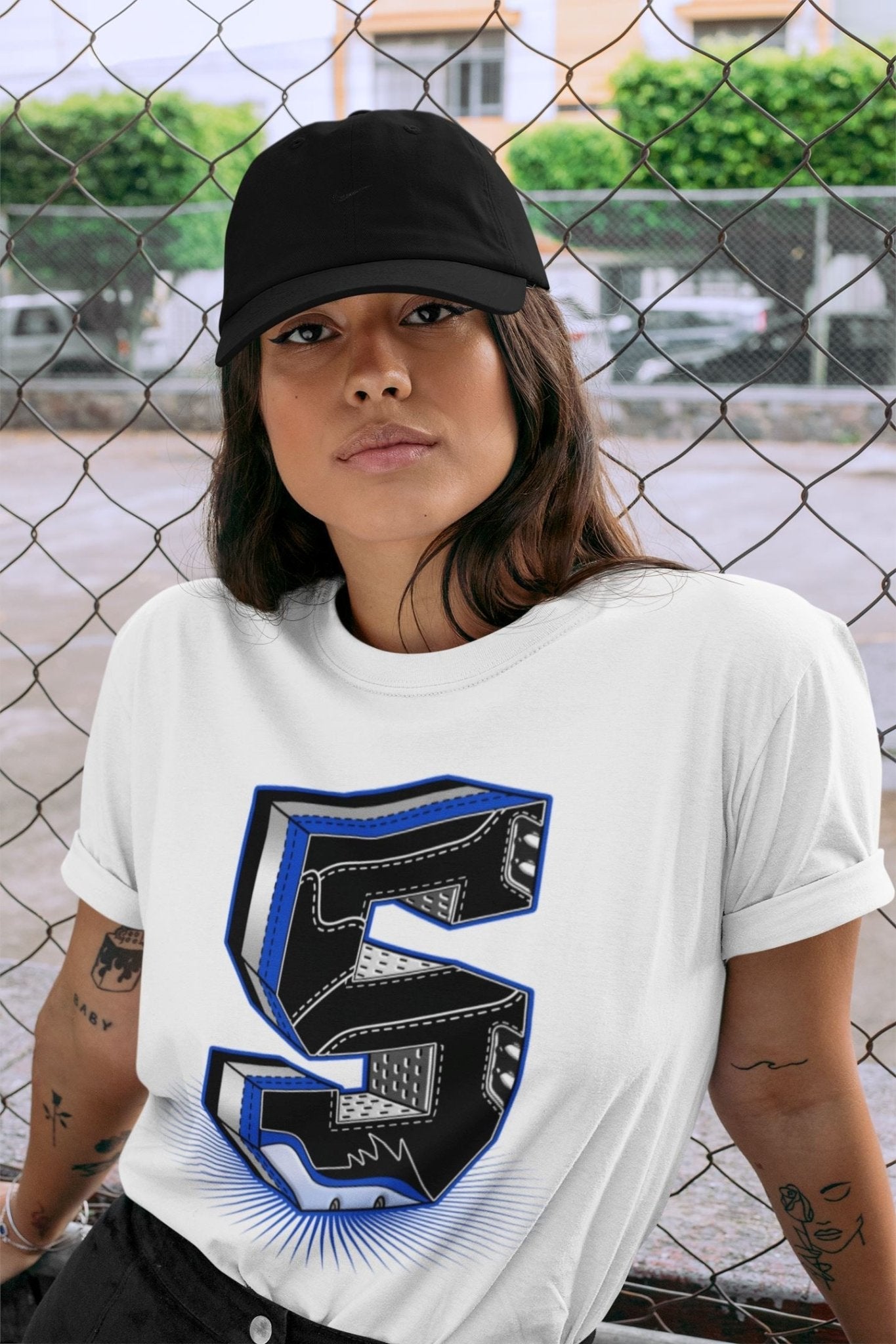 Jordan 5 Racer Blue Sneaker Match Tees Five Statue Sneaker Tees Jordan 5 Racer Blue Sneaker Release Tees Unisex Shirts