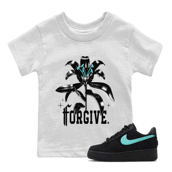 Air Force 1 Tiffany Sneaker Match Tees Forgive Sneaker Tees Air Force 1 Low x Tiffany & Co Sneaker Release Tees Kids Shirts White 1