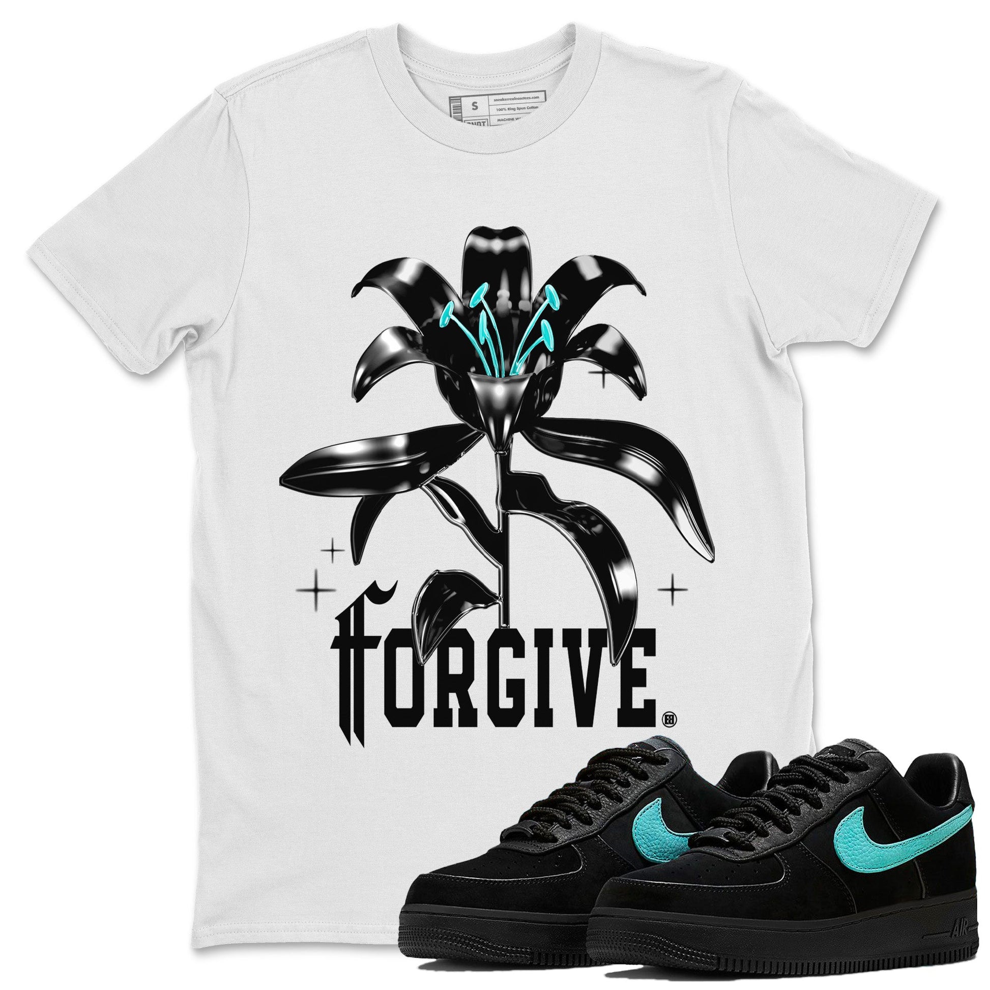 Air Force 1 Tiffany Sneaker Match Tees Forgive Sneaker Tees Air Force 1 Low x Tiffany & Co Sneaker Release Tees Unisex Shirts White 1