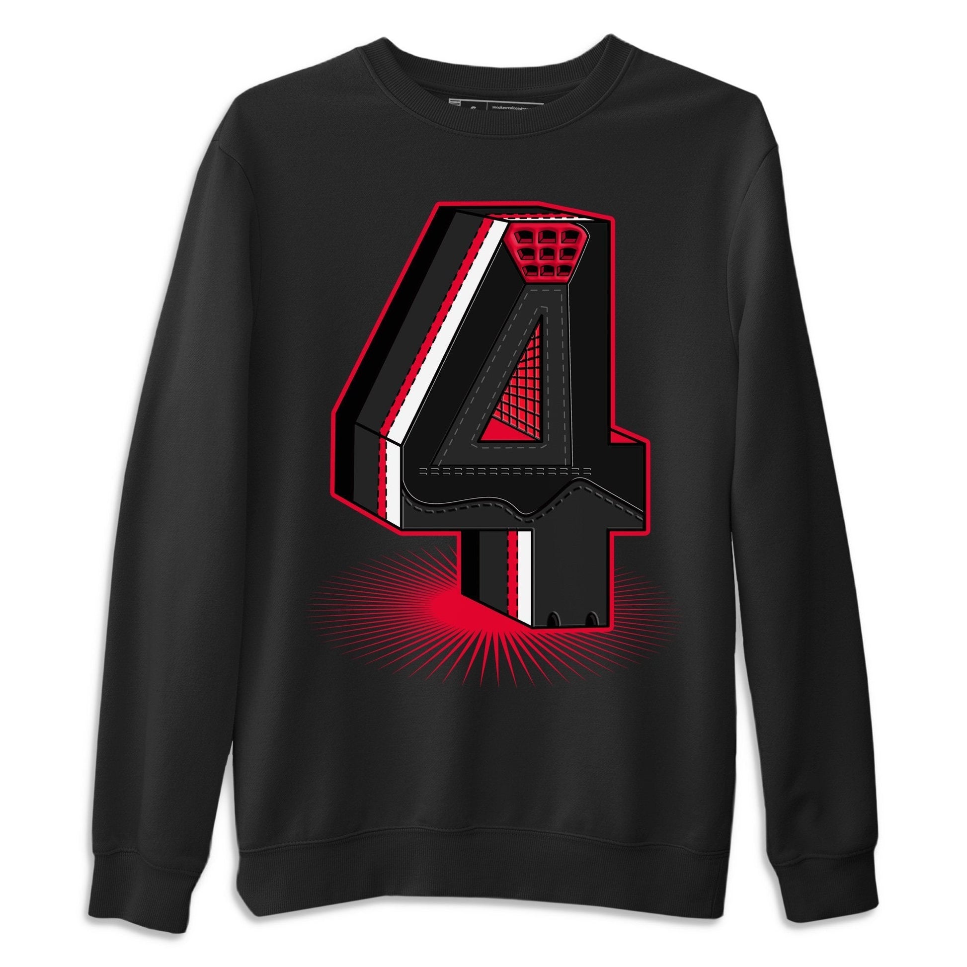 Jordan 4 Red Thunder Sneaker Match Tees Four Statue Sneaker Tees Jordan 4 Red Thunder Sneaker Release Tees Unisex Shirts
