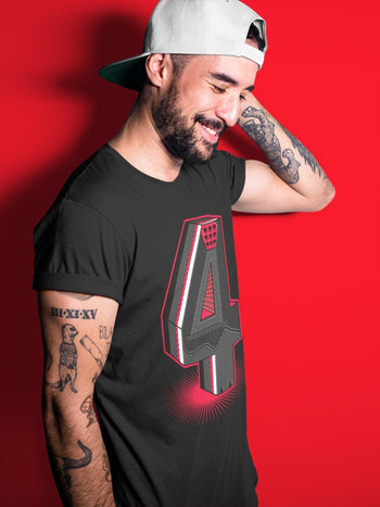 Jordan 4 Red Thunder Sneaker Match Tees Four Statue Sneaker Tees Jordan 4 Red Thunder Sneaker Release Tees Unisex Shirts