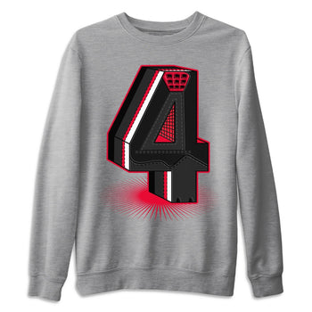 Jordan 4 Red Thunder Sneaker Match Tees Four Statue Sneaker Tees Jordan 4 Red Thunder Sneaker Release Tees Unisex Shirts