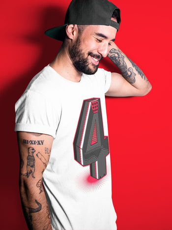 Jordan 4 Red Thunder Sneaker Match Tees Four Statue Sneaker Tees Jordan 4 Red Thunder Sneaker Release Tees Unisex Shirts