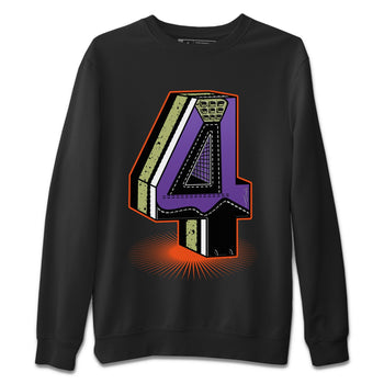 Jordan 4 Canyon Purple Sneaker Match Tees Four Statue Sneaker Tees Jordan 4 Canyon Purple Sneaker Release Tees Unisex Shirts