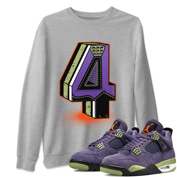 Jordan 4 Canyon Purple Sneaker Match Tees Four Statue Sneaker Tees Jordan 4 Canyon Purple Sneaker Release Tees Unisex Shirts