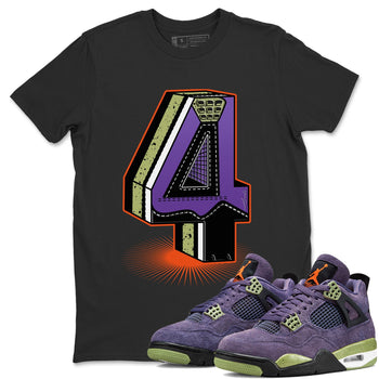 Jordan 4 Canyon Purple Sneaker Match Tees Four Statue Sneaker Tees Jordan 4 Canyon Purple Sneaker Release Tees Unisex Shirts