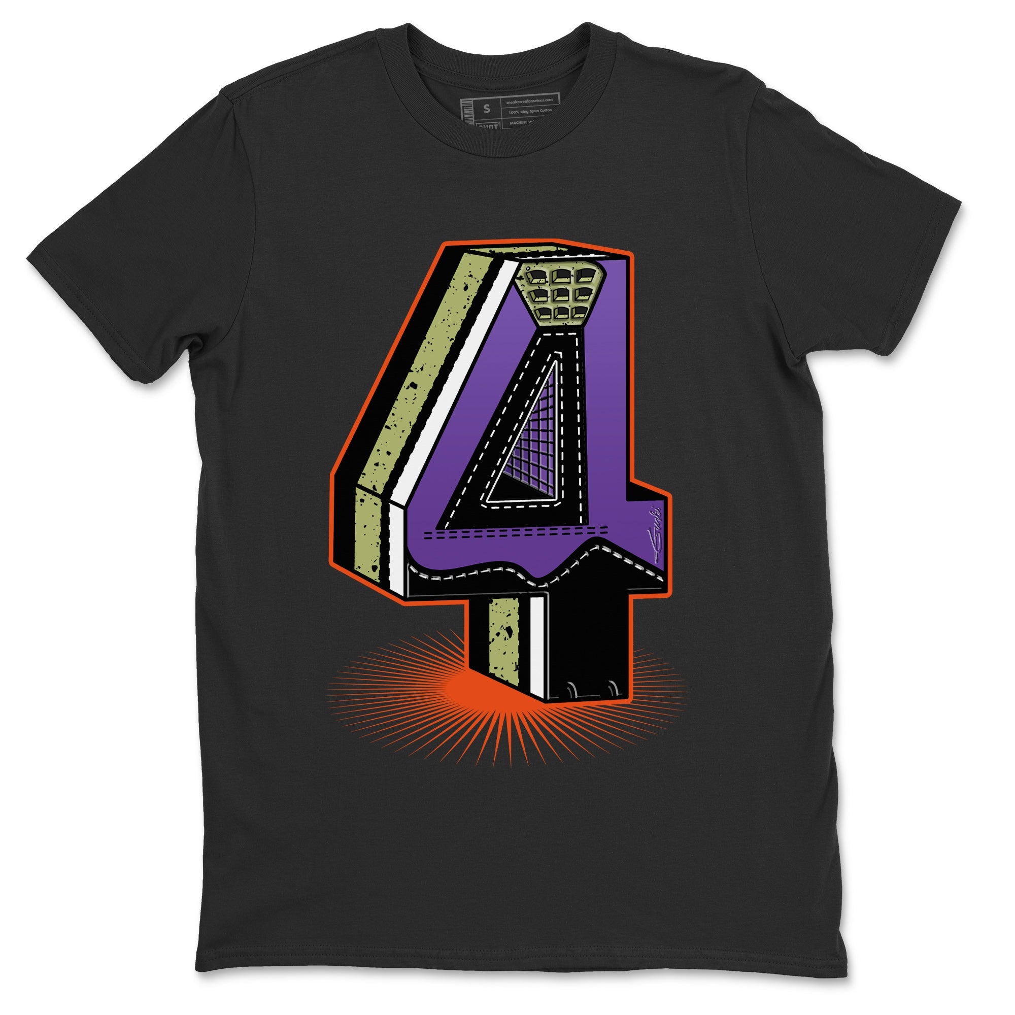 Jordan 4 Canyon Purple Sneaker Match Tees Four Statue Sneaker Tees Jordan 4 Canyon Purple Sneaker Release Tees Unisex Shirts
