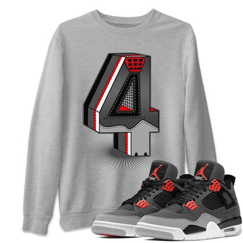 Jordan 4 Infrared Sneaker Match Tees Four Statue Sneaker Tees Jordan 4 Infrared Sneaker Release Tees Unisex Shirts