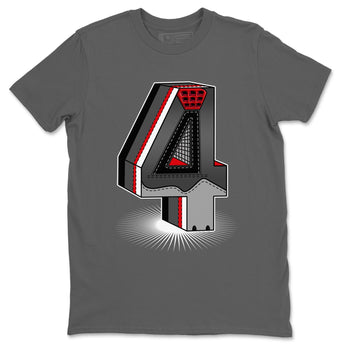 Jordan 4 Infrared Sneaker Match Tees Four Statue Sneaker Tees Jordan 4 Infrared Sneaker Release Tees Unisex Shirts