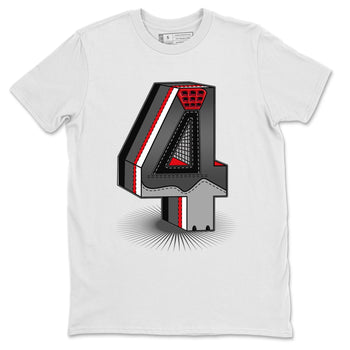 Jordan 4 Infrared Sneaker Match Tees Four Statue Sneaker Tees Jordan 4 Infrared Sneaker Release Tees Unisex Shirts