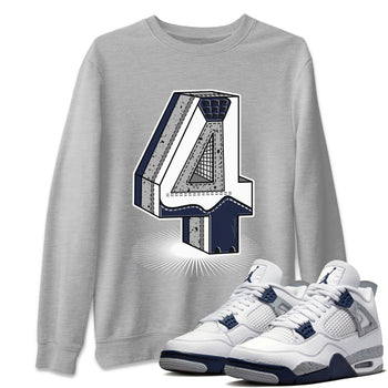 Jordan 4 Midnight Navy Sneaker Match Tees Four Statue Sneaker Tees Jordan 4 Midnight Navy Sneaker Release Tees Unisex Shirts