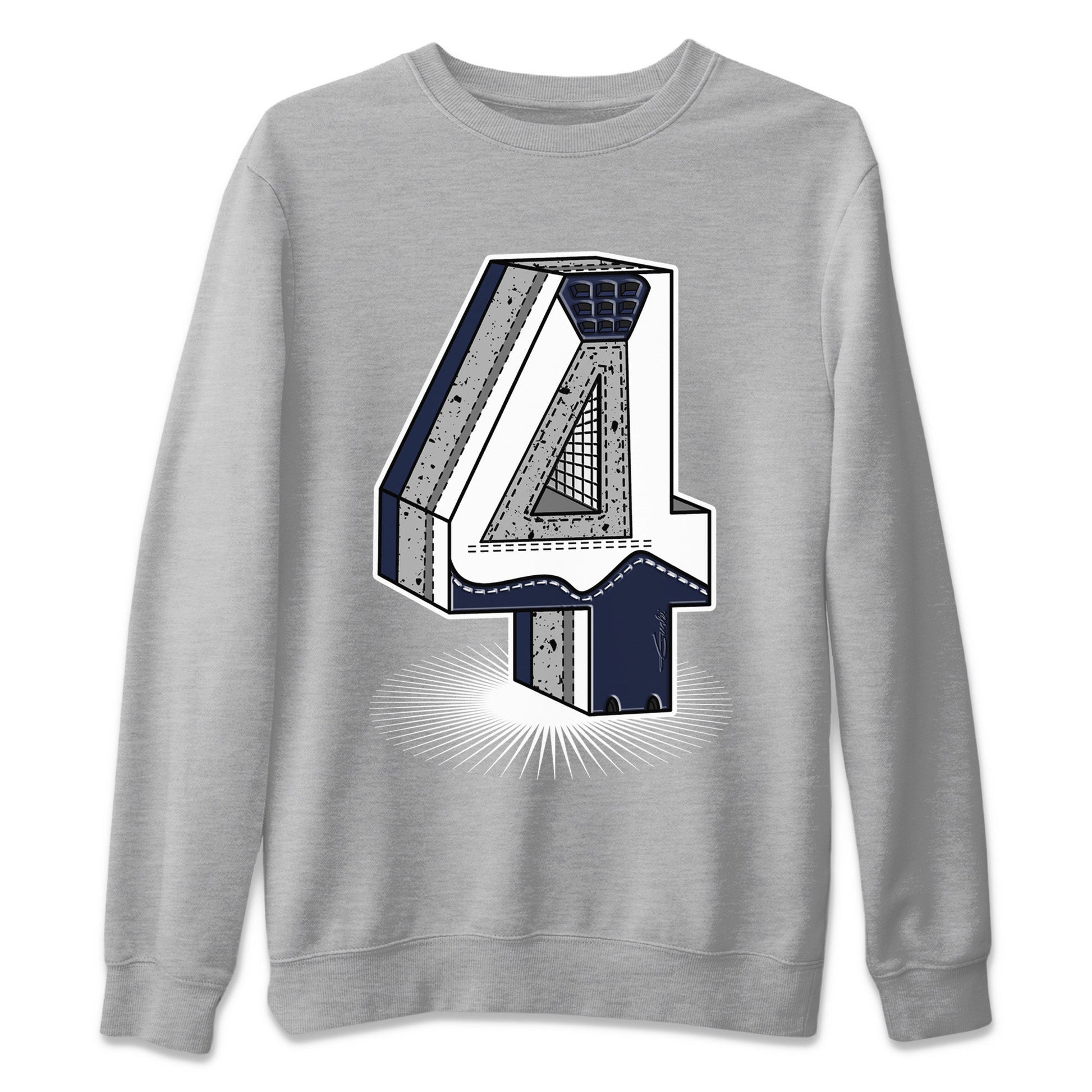Jordan 4 Midnight Navy Sneaker Match Tees Four Statue Sneaker Tees Jordan 4 Midnight Navy Sneaker Release Tees Unisex Shirts