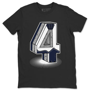 Jordan 4 Midnight Navy Sneaker Match Tees Four Statue Sneaker Tees Jordan 4 Midnight Navy Sneaker Release Tees Unisex Shirts