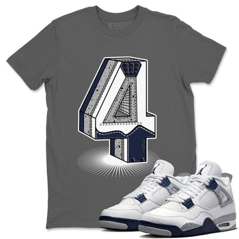 Jordan 4 Midnight Navy Sneaker Match Tees Four Statue Sneaker Tees Jordan 4 Midnight Navy Sneaker Release Tees Unisex Shirts