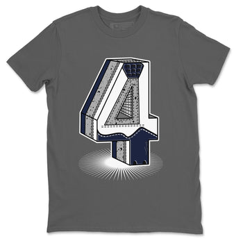Jordan 4 Midnight Navy Sneaker Match Tees Four Statue Sneaker Tees Jordan 4 Midnight Navy Sneaker Release Tees Unisex Shirts