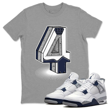 Jordan 4 Midnight Navy Sneaker Match Tees Four Statue Sneaker Tees Jordan 4 Midnight Navy Sneaker Release Tees Unisex Shirts