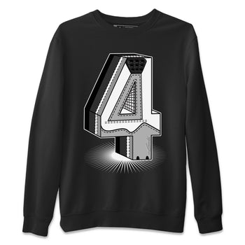 Jordan 4 Military Black Sneaker Match Tees Four Statue Sneaker Tees Jordan 4 Military Black Sneaker Release Tees Unisex Shirts