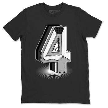 Jordan 4 Military Black Sneaker Match Tees Four Statue Sneaker Tees Jordan 4 Military Black Sneaker Release Tees Unisex Shirts