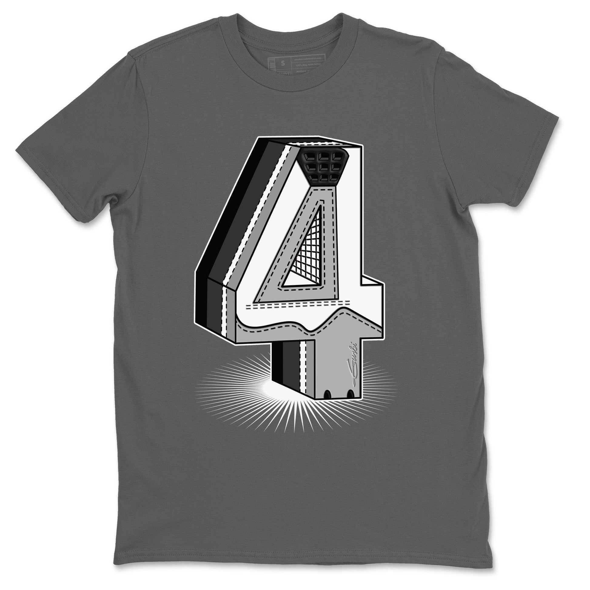 Jordan 4 Military Black Sneaker Match Tees Four Statue Sneaker Tees Jordan 4 Military Black Sneaker Release Tees Unisex Shirts