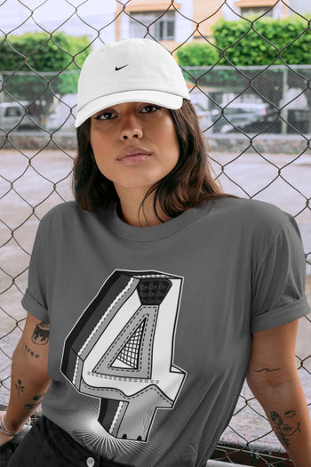 Jordan 4 Military Black Sneaker Match Tees Four Statue Sneaker Tees Jordan 4 Military Black Sneaker Release Tees Unisex Shirts