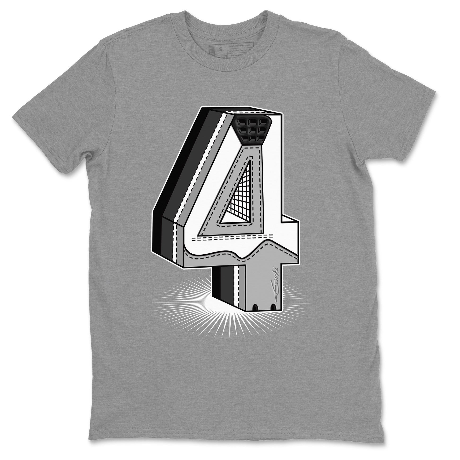 Jordan 4 Military Black Sneaker Match Tees Four Statue Sneaker Tees Jordan 4 Military Black Sneaker Release Tees Unisex Shirts
