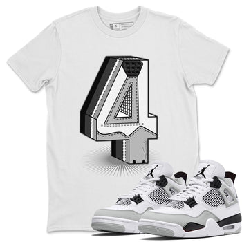 Jordan 4 Military Black Sneaker Match Tees Four Statue Sneaker Tees Jordan 4 Military Black Sneaker Release Tees Unisex Shirts