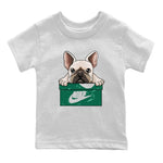 Jordan 1 Gorge Green Sneaker Match Tees French Bulldog Sneaker Tees Jordan 1 Gorge Green Sneaker Release Tees Kids Shirts