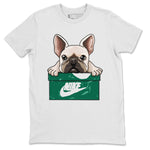 Jordan 1 Gorge Green Sneaker Match Tees French Bulldog Sneaker Tees Jordan 1 Gorge Green Sneaker Release Tees Unisex Shirts