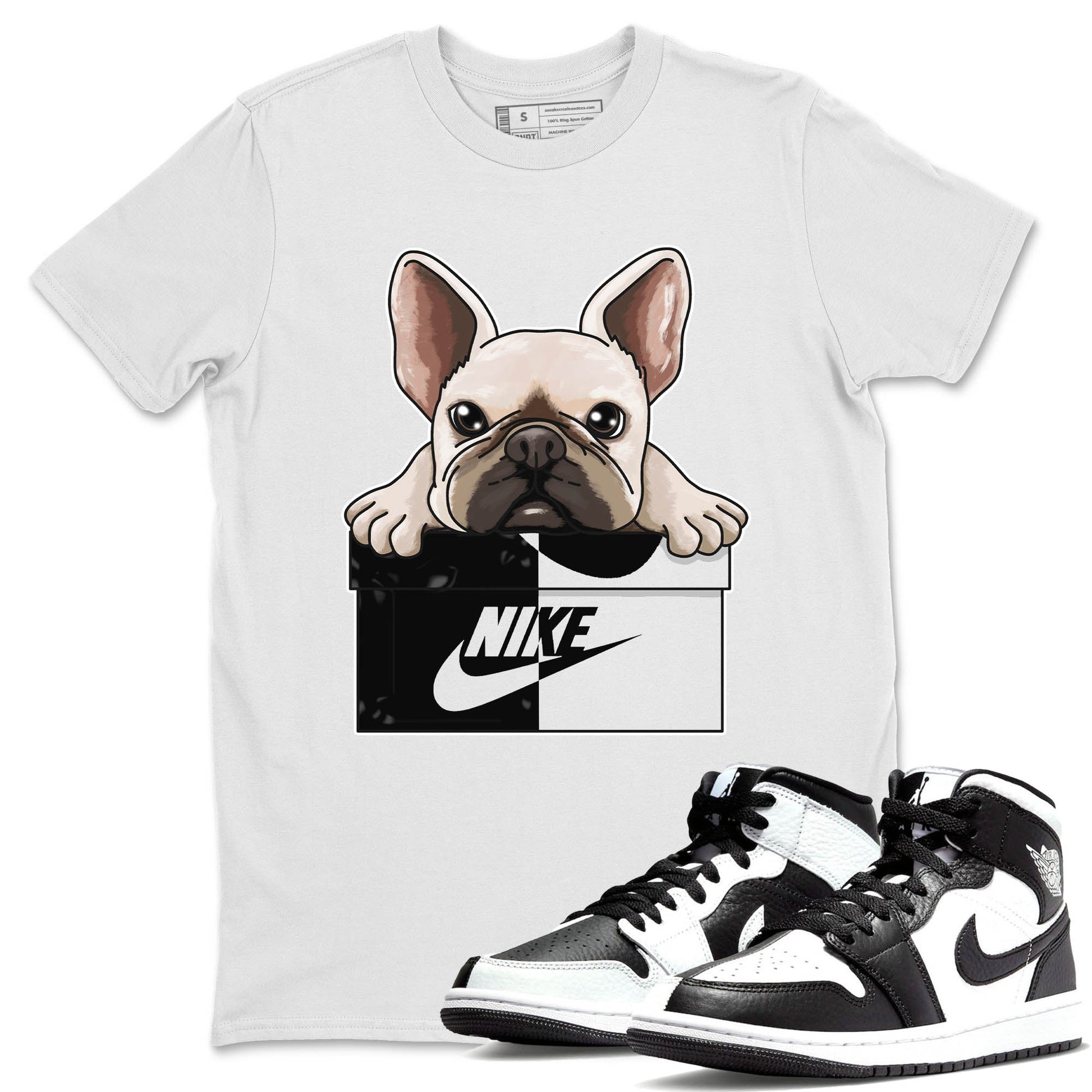 Jordan 1 Homage Sneaker Match Tees French Bulldog Sneaker Tees Jordan 1 Homage Sneaker Release Tees Unisex Shirts