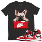 Jordan 1 lost & found Sneaker Match Tees French Bulldog Sneaker Tees Jordan 1 lost & found Sneaker Release Tees Unisex Shirts