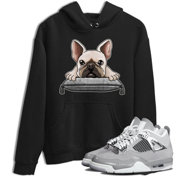 AJ4 Frozen Moments shirt to match jordans French Bulldog sneaker tees Crew Neck AJ4 Frozen Moments SNRT Sneaker Release Tees Unisex Casual Shirts Black 1 T-Shirt