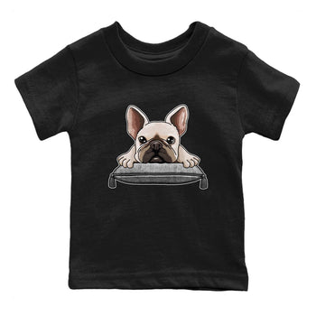 AJ4 Frozen Moments shirt to match jordans French Bulldog sneaker tees Crew Neck AJ4 Frozen Moments SNRT Sneaker Release Tees Baby Toddler Black 2 T-Shirt