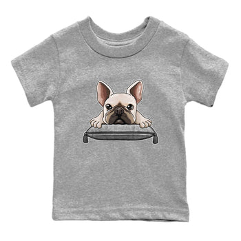 AJ4 Frozen Moments shirt to match jordans French Bulldog sneaker tees Crew Neck AJ4 Frozen Moments SNRT Sneaker Release Tees Baby Toddler Heather Grey 2 T-Shirt