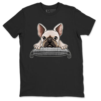 AJ4 Frozen Moments shirt to match jordans French Bulldog sneaker tees Crew Neck AJ4 Frozen Moments SNRT Sneaker Release Tees Unisex Casual Shirts Black 2 T-Shirt