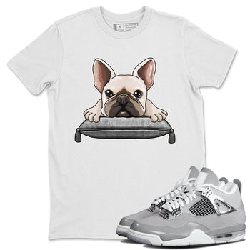 AJ4 Frozen Moments shirt to match jordans French Bulldog sneaker tees Crew Neck AJ4 Frozen Moments SNRT Sneaker Release Tees Unisex Casual Shirts White 1 T-Shirt