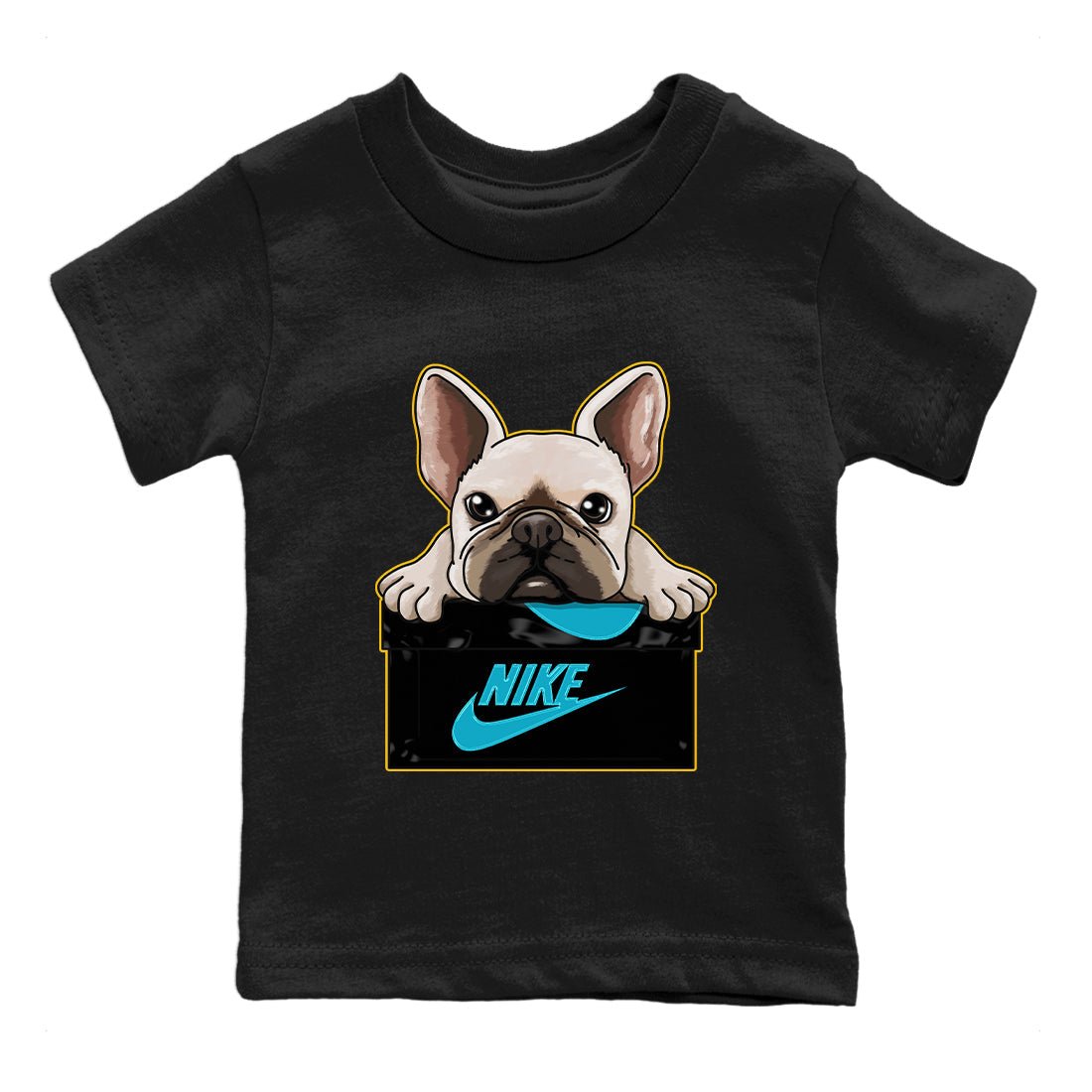Jordan 5 Aqua Sneaker Match Tees French Bulldog Sneaker Tees Jordan 5 Aqua Sneaker Release Tees Kids Shirts